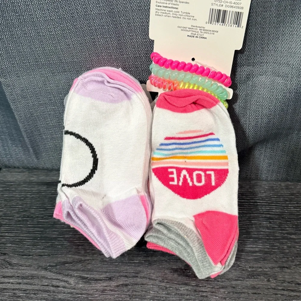 Girls Socks with Hair Accessories